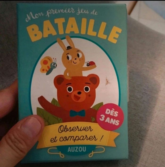 Jeu de carte mon premier jeu de bataille