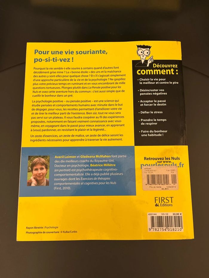 Livre développement personnel La pensée positive pour les nuls - photo numéro 2