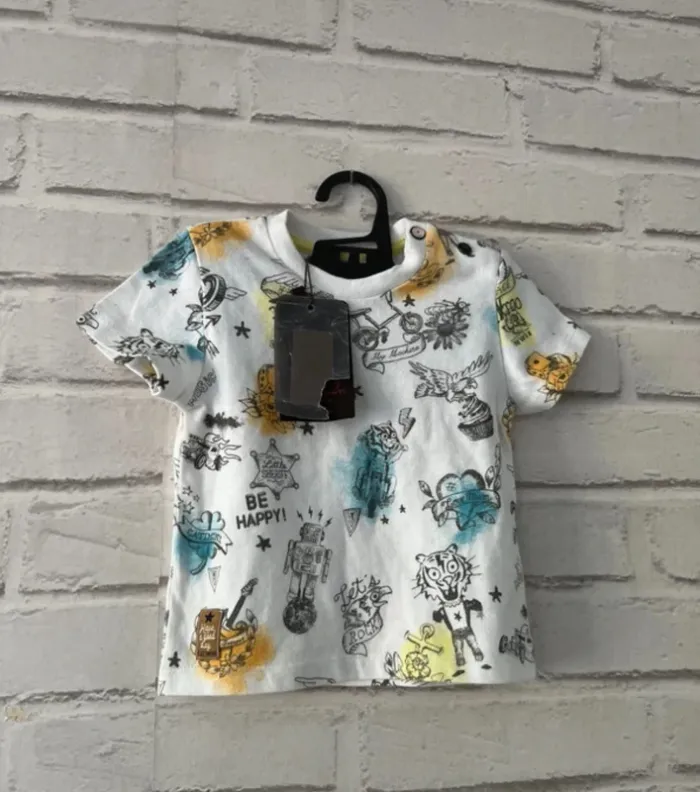 T-shirt Catimini – Neuf avec étiquette – 6 mois (68 cm) - photo numéro 3