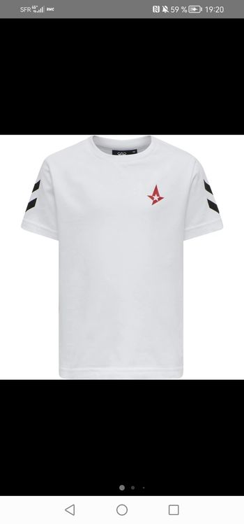Tee shirt enfant Hummel x astralis