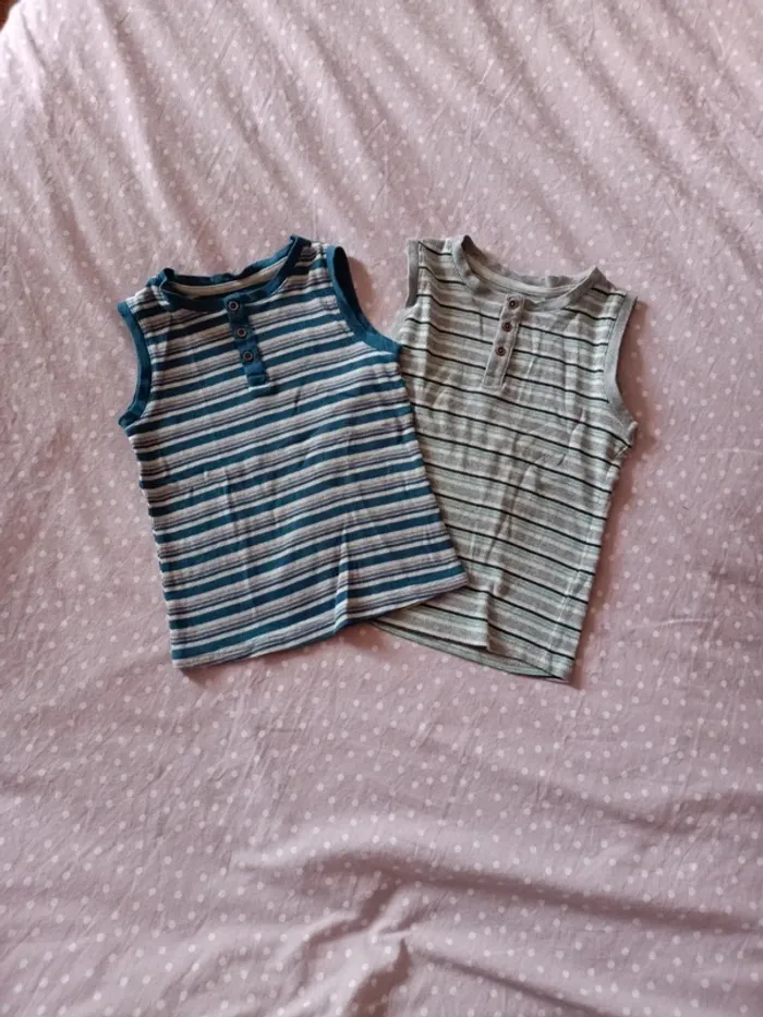 2 débardeurs 5 ans