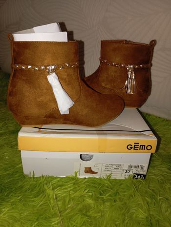Bottines marron