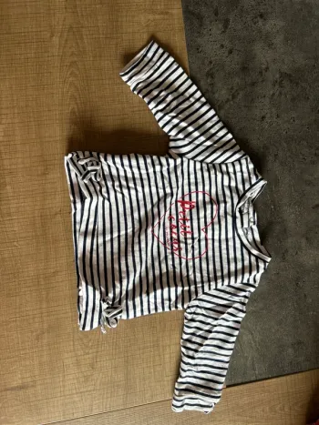 T-shirt manches longues épais Bébé fille, Verbaudet, 6 mois