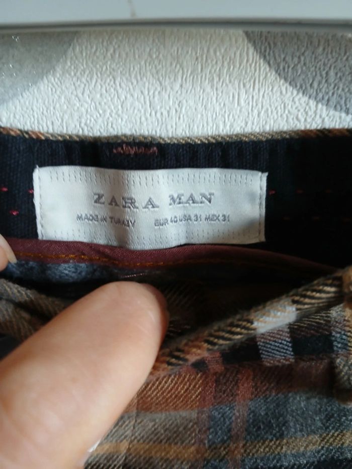 🍍 Pantalon homme Zara man taille 42 - photo numéro 7