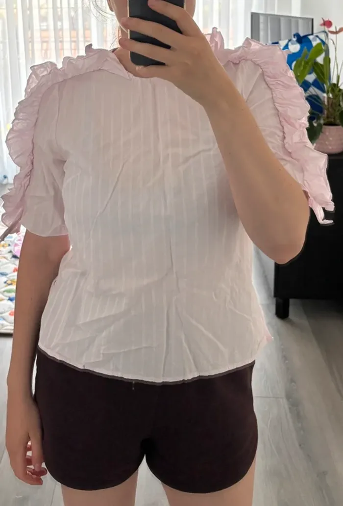 Chemise rose