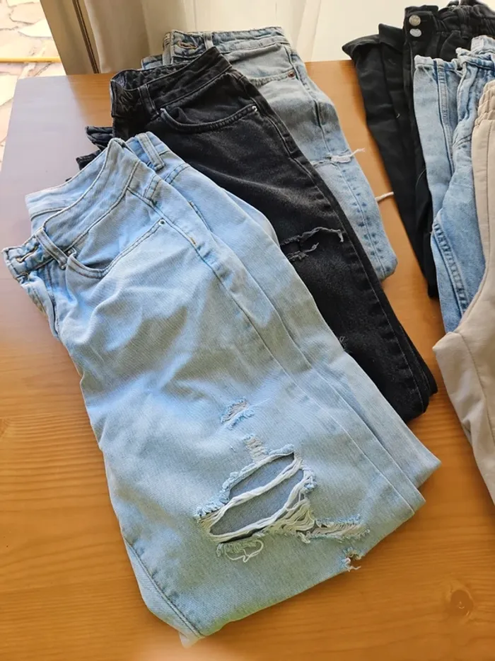 Lot 7 jeans + 1 jogging - photo numéro 2
