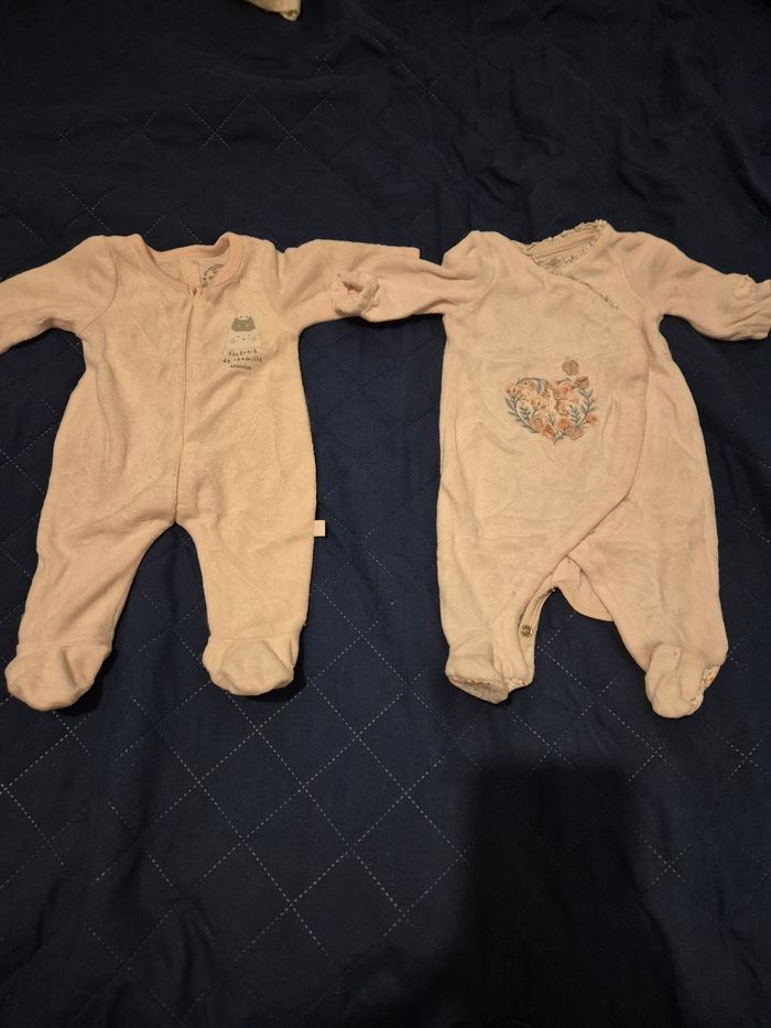 Lot de pyjamas naissance fille - photo numéro 2