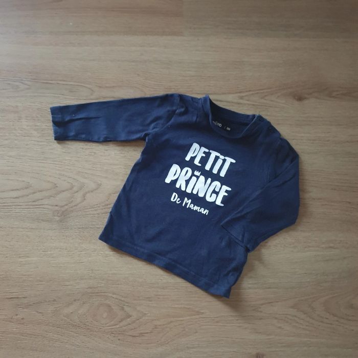 💚 Tee-shirt ML 6 mois Gémo #emyfleury_6moisgarçon