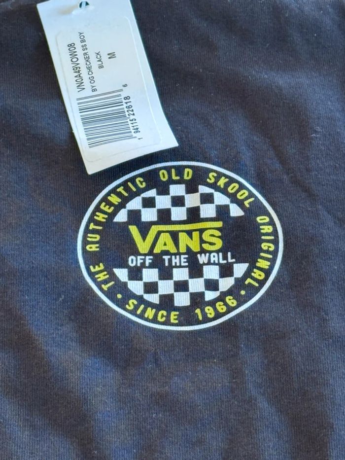 Tee shirt vans noir taille M 10-12 ans neuf avec étiquette - photo numéro 7