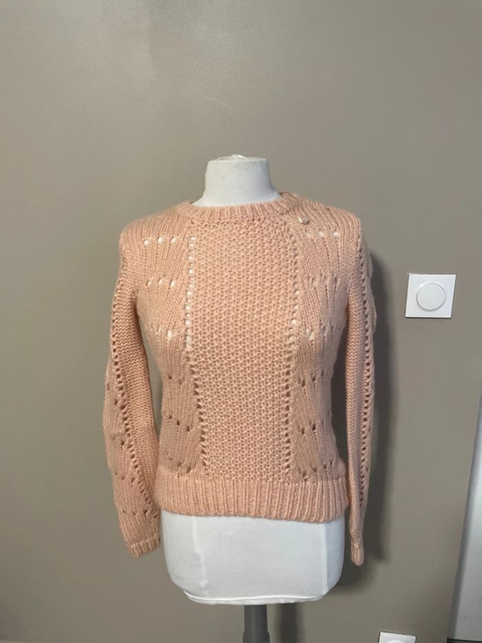 Pull rose poudré