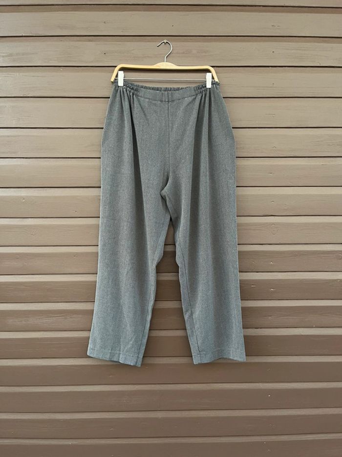 Pantalon droit gris - photo numéro 2