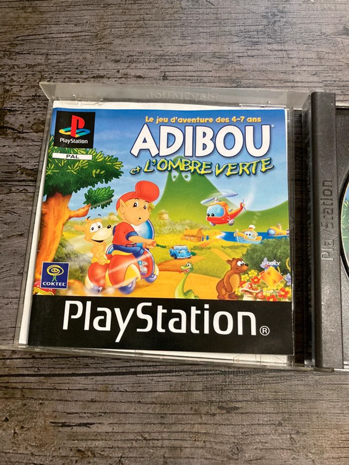 Adibou et l’ombre Verte Jeu PS1 complet Sony VF - photo numéro 3