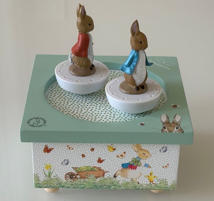 Boîte à Musique en Bois Trousselier - Peter Rabbit - Authentique - Neuve! - photo numéro 4