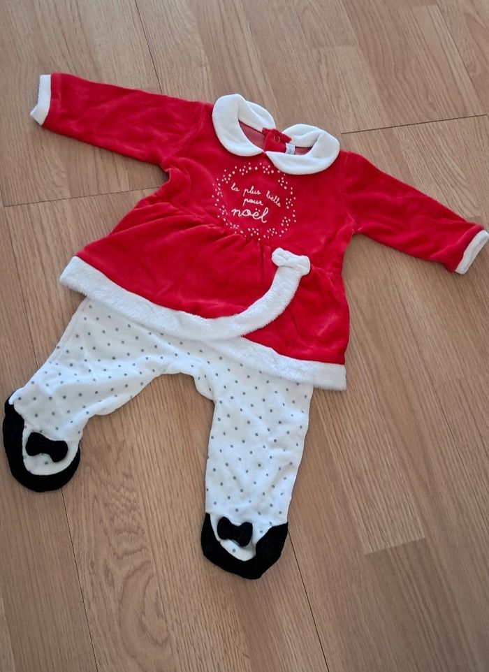 Pyjama Noël fille 3 mois