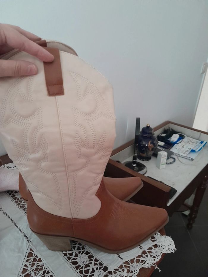 Bottes bicolore