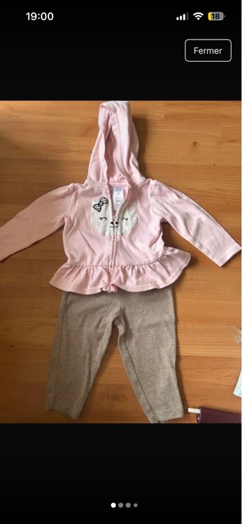 Ensemble bébé fille Carter's - 9 mois
