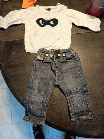 Jean + sweat