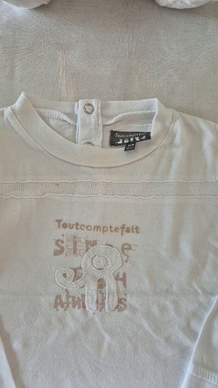 Tee-shirt tout compte fait 23 mois - photo numéro 2