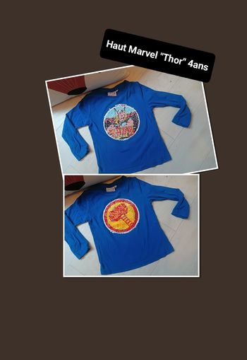 Haut Marvel 4 ans garçon