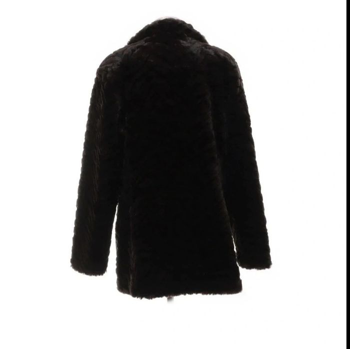 Manteau en fausse fourrure zébrée noir et marron 42 - photo numéro 2