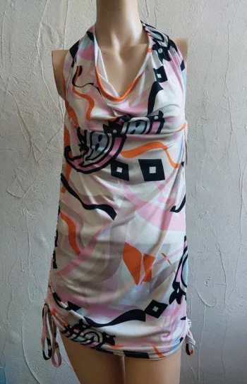 Robe d'été colorée à motifs