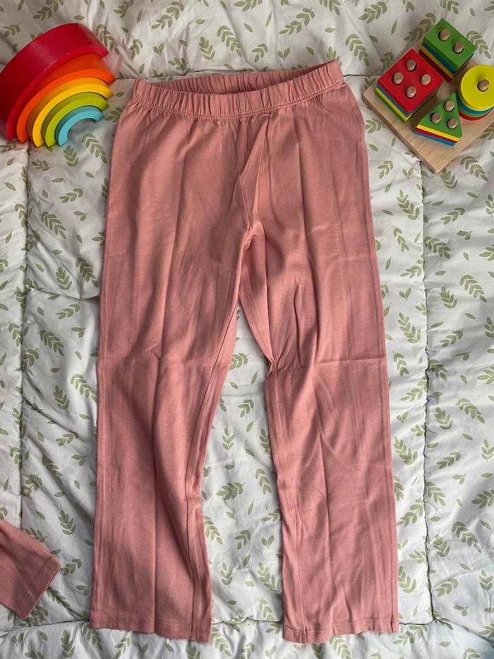 pyjama 2 pièces en coton rose 4/5 ans tex neuf avec étiquette - photo numéro 7