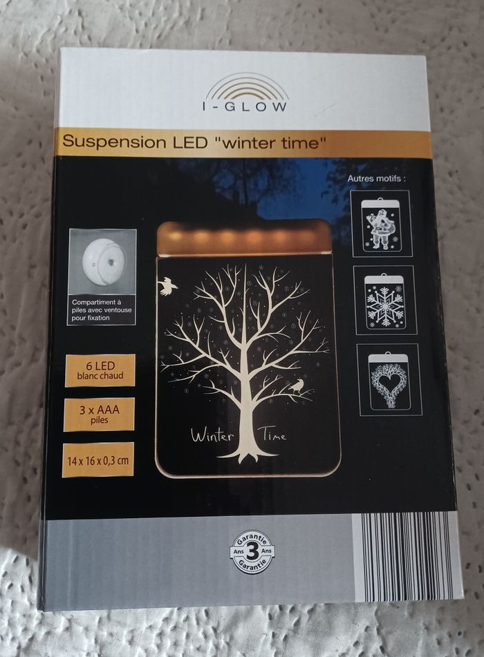 Lampe déco hiver - photo numéro 2