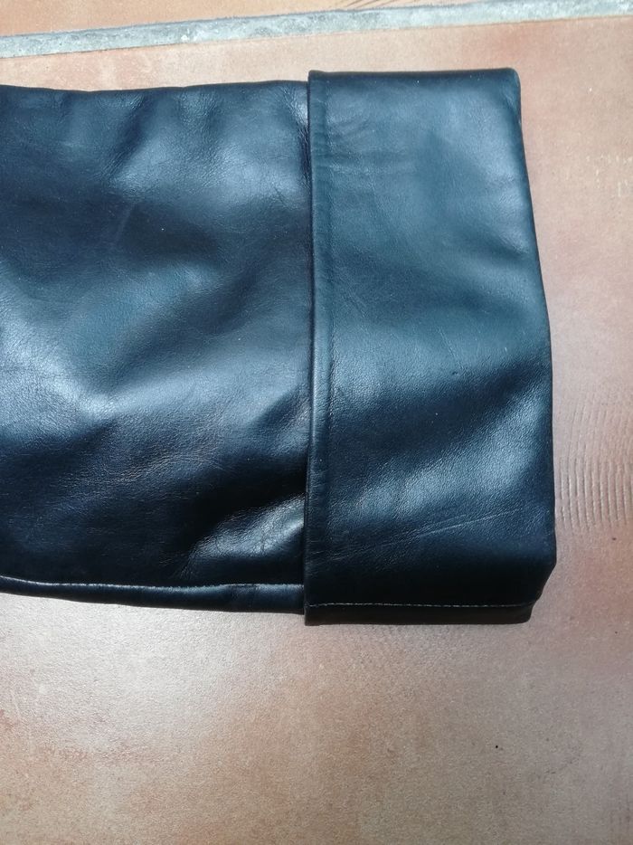 Bottes en cuir noir p40 - photo numéro 9