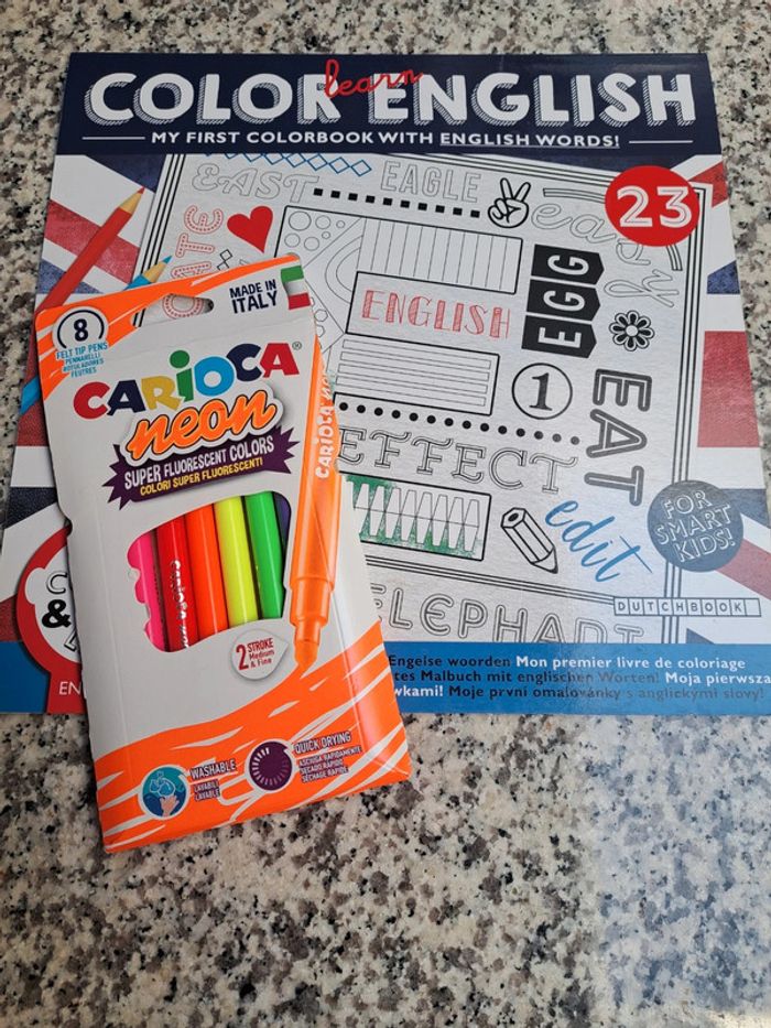 Coloriage : english