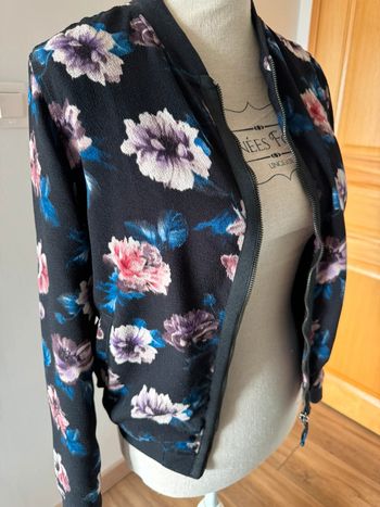Veste fleurs