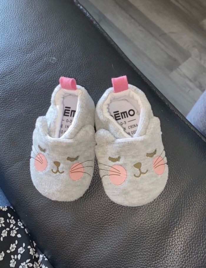 Chausson fille 0-3 mois