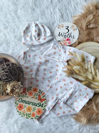 Ensemble complet 3 pièces sergent major fille 3 mois 🎀