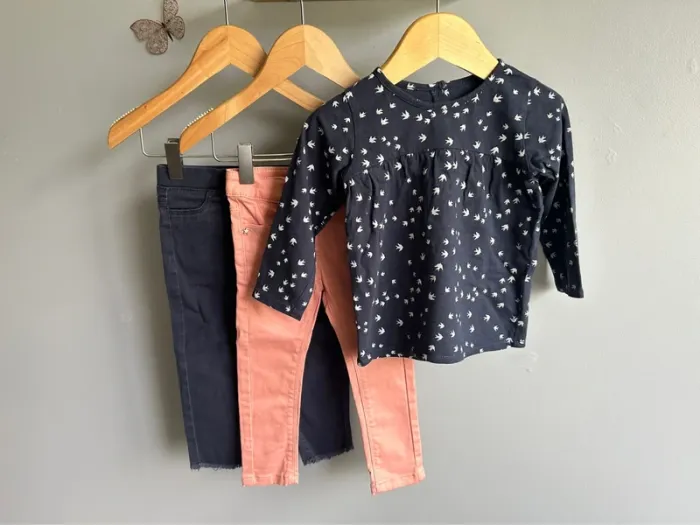 Lot 3 pièces Vertbaudet fille 24 mois