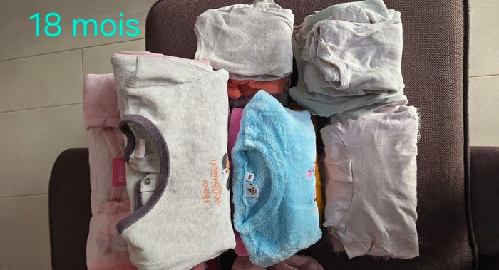 Lot pyjamas bodies 18/24 mois - photo numéro 2