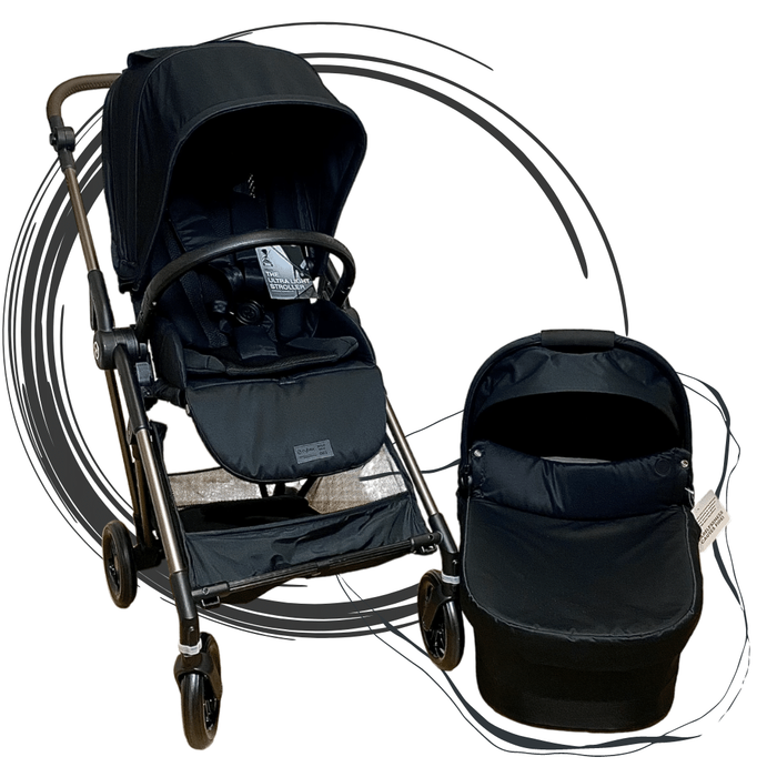 Poussette duo Melio , Cybex, reconditionnée – Garantie 3 mois