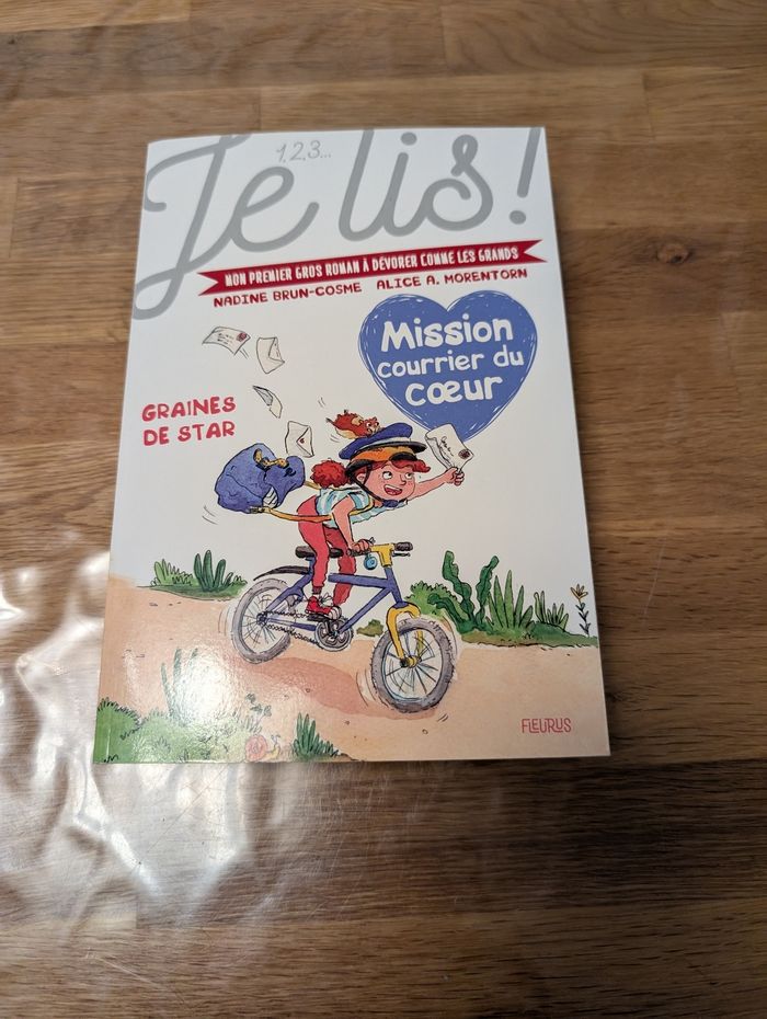 Livre Graines de star, Mission courrier du cœur Mon premier gros roman neuf - photo numéro 2
