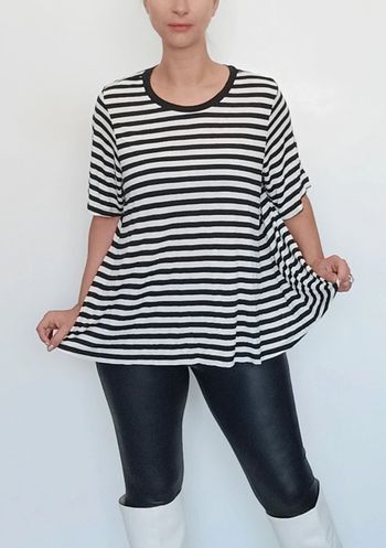 T-shirt marinière loose taille 40