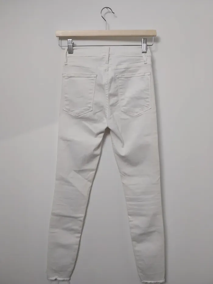 Jean blanc skinny Frame 34 - photo numéro 2