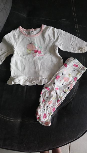 Pyjamas 2 pièces 9 mois