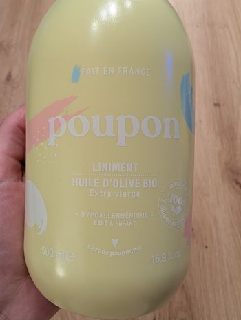 Liniment 500mL, à l'huile d'olive, neuf, Poupon (Monjour)