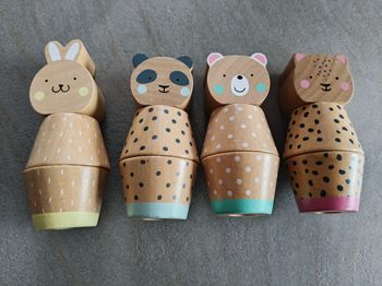 Animaux à viser en bois tbe