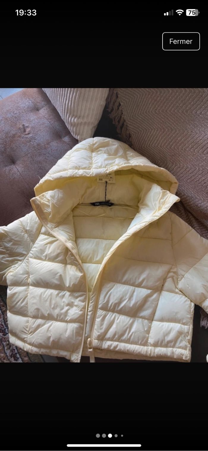 Doudoune manteau taille m Zara neuf avec étiquette - photo numéro 3