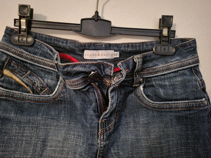 Mini jupe jean Cache Cache T. 36 - photo numéro 2