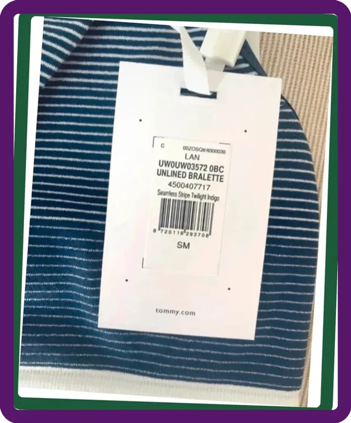 Soutien-gorge sans armature /brassière femme Tommy Hilfiger T/S - photo numéro 3