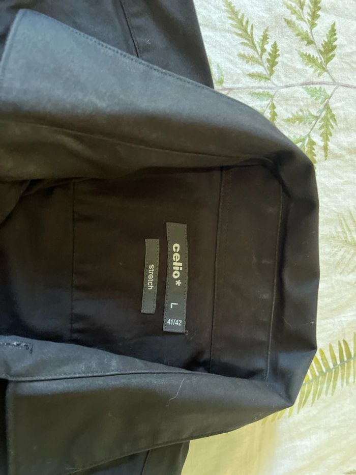 Chemise celio ML Noir - photo numéro 2