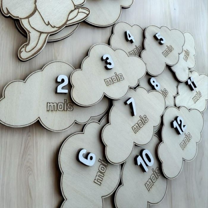Cartes étape en bois panpan - photo numéro 3