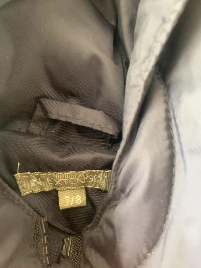 Manteau mi saison 7/8 ans bleu marine - photo numéro 2