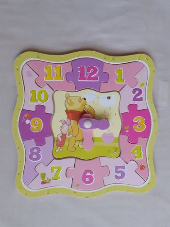 Puzzle en bois heure