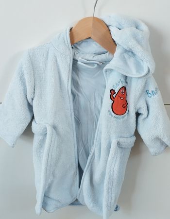 Peignoir garçon 12 mois Barbapapa