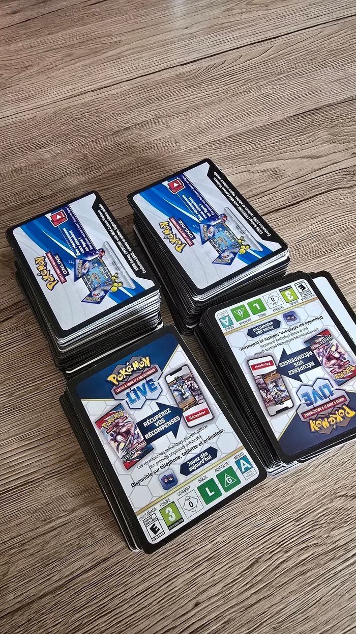 Lot 400 codes pokemon - photo numéro 3